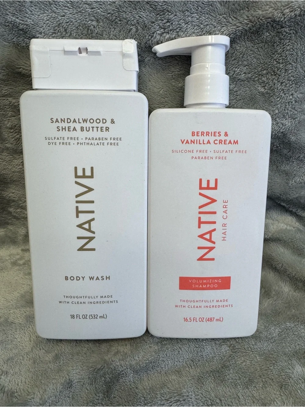 Native Body Wash & shampoo